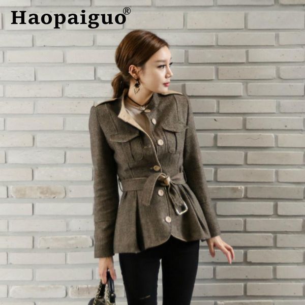 women's wool & blends plus size 2021 autumn winter short coat women long sleeve singer button oversize warm woolen with sashes zipper, Black
women's wool & blends plus size 2021 autumn winter short coat women long sleeve singer button oversize warm woolen with sashes zipper, Black