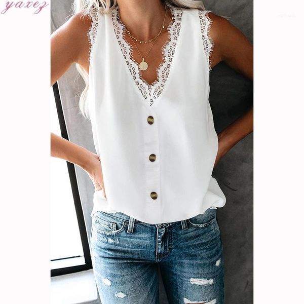 2020 loose lace solid t shirt women women's summer woman korean crop camisole tank female tees plus size shirts1, White
2020 loose lace solid t shirt women women's summer woman korean crop camisole tank female tees plus size shirts1, White
