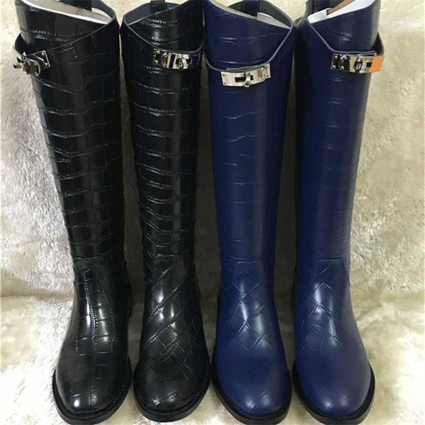 2020 new design knee-high boots mujer plus size 42 belt buckle decor winter shoes woman black leather fashion women flat boots1
2020 new design knee-high boots mujer plus size 42 belt buckle decor winter shoes woman black leather fashion women flat boots1