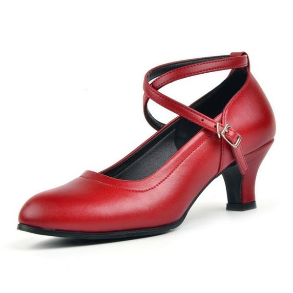women 5cm high heel leather shoes spring autumn ladies modern salsa tap latin dancing shoes for woman jazz square dance, Black
women 5cm high heel leather shoes spring autumn ladies modern salsa tap latin dancing shoes for woman jazz square dance, Black