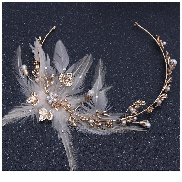 baroque vintage gold crystal tiaras crowns feather pearl flower headb rhinestone headpiece women bride wedding hair acc jllyxn
baroque vintage gold crystal tiaras crowns feather pearl flower headb rhinestone headpiece women bride wedding hair acc jllyxn