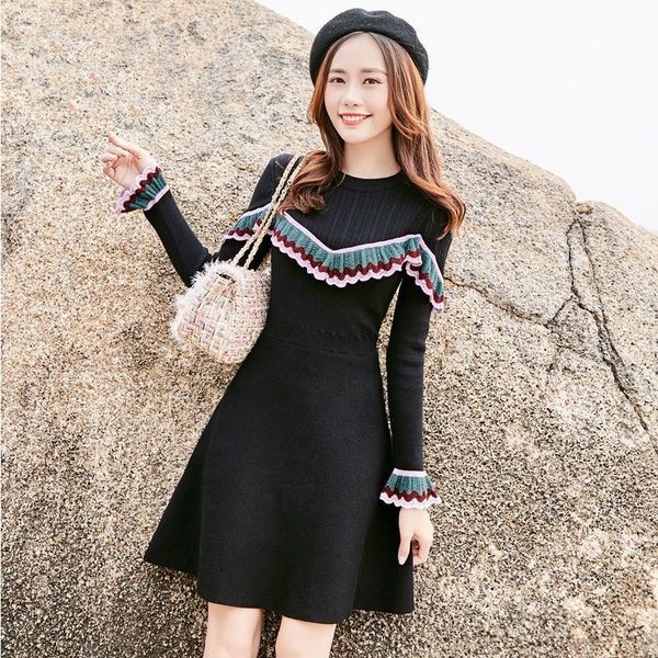 2021 new autumn female fashion short nightgown long sleeve, droopy seam, thin sweaters, knitted or crocheted y250 gocp, Black;gray
2021 new autumn female fashion short nightgown long sleeve, droopy seam, thin sweaters, knitted or crocheted y250 gocp, Black;gray