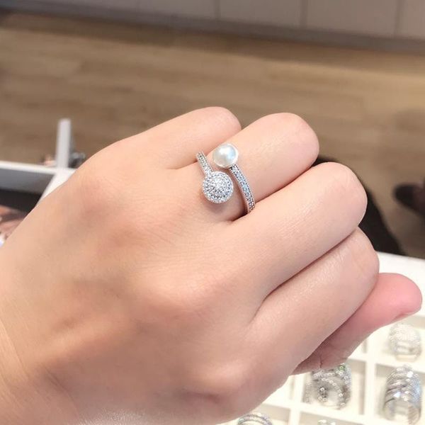 white crystal pearl clear cz diamond 925 sterling silver ring set original box for pandora luminous glow ring women girls wedding jewel, Slivery;golden
white crystal pearl clear cz diamond 925 sterling silver ring set original box for pandora luminous glow ring women girls wedding jewel, Slivery;golden