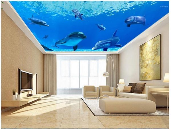 3d wallpaper custom 3d ceiling wallpaper murals mediterranean murals blue fantasy underwater world dolphin ceiling decoration1
3d wallpaper custom 3d ceiling wallpaper murals mediterranean murals blue fantasy underwater world dolphin ceiling decoration1