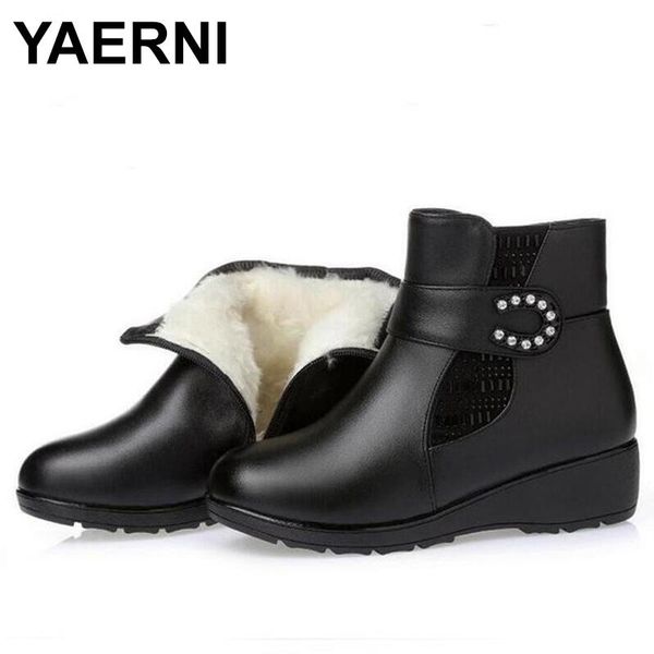 boots yaernibrand winter shoes snow 2021 plus size anti-skid flat genuine leather woman fashion e627, Black
boots yaernibrand winter shoes snow 2021 plus size anti-skid flat genuine leather woman fashion e627, Black