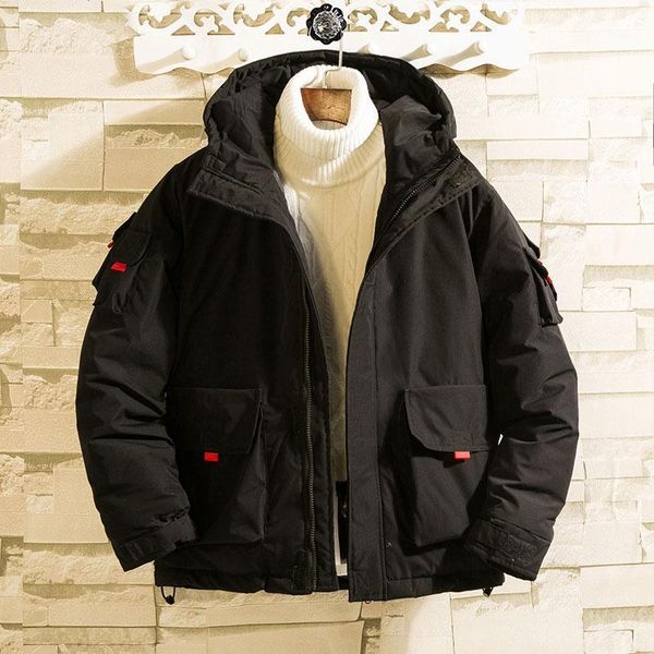 men's down & parkas yellow warm mens winter padding windproof casual jacket men fashion hooded vintage snow thick 50mf1, Black
men's down & parkas yellow warm mens winter padding windproof casual jacket men fashion hooded vintage snow thick 50mf1, Black