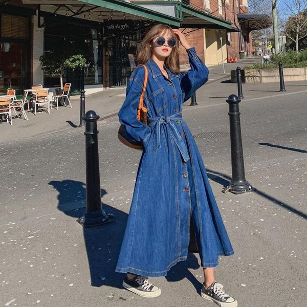 p shoot 2019 autumn new style fashionable women's dress retro laziness-style single-breasted double purpose cowboy windbreak1, Black;white
p shoot 2019 autumn new style fashionable women's dress retro laziness-style single-breasted double purpose cowboy windbreak1, Black;white