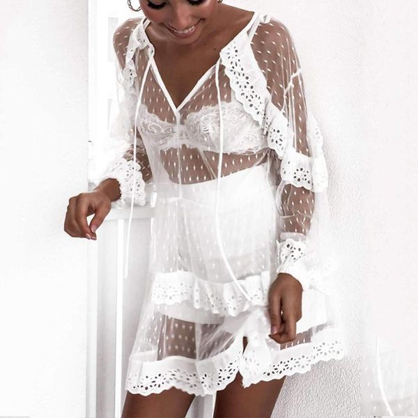casual dresses summer vintage white dress women 2021 beach short openwork lace sun protection long sleeve vestido female1, Black;gray
casual dresses summer vintage white dress women 2021 beach short openwork lace sun protection long sleeve vestido female1, Black;gray