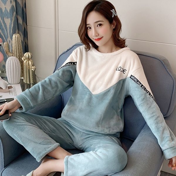 autumn winter women pajamas sets sleepwear long sleeve thick warm coral flannel female cartoon animal pijama mujer y200107, Black;red
autumn winter women pajamas sets sleepwear long sleeve thick warm coral flannel female cartoon animal pijama mujer y200107, Black;red
