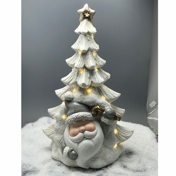 snow decoration indoor holiday artificial christmas decorations party, santa statue with led tree
snow decoration indoor holiday artificial christmas decorations party, santa statue with led tree