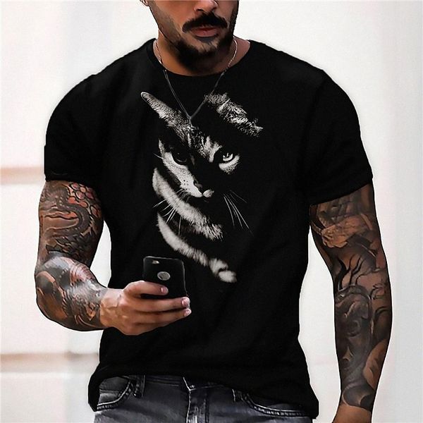 men's tee t shirt shirt 3d print cat graphic prints crew neck daily holiday print short sleeve casual designer big and tall black / su, White;black
men's tee t shirt shirt 3d print cat graphic prints crew neck daily holiday print short sleeve casual designer big and tall black / su, White;black