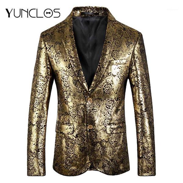 yunclos luxury bronzing men's suit blazer slim fit party suit jackets spring autumn casual party performence men blazer jackets1, White;black
yunclos luxury bronzing men's suit blazer slim fit party suit jackets spring autumn casual party performence men blazer jackets1, White;black