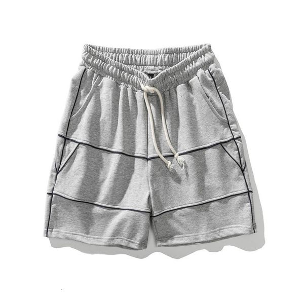 rhodeston special summer casual overalls men's fashion three color white striped loose shorts for men and women, White;black
rhodeston special summer casual overalls men's fashion three color white striped loose shorts for men and women, White;black