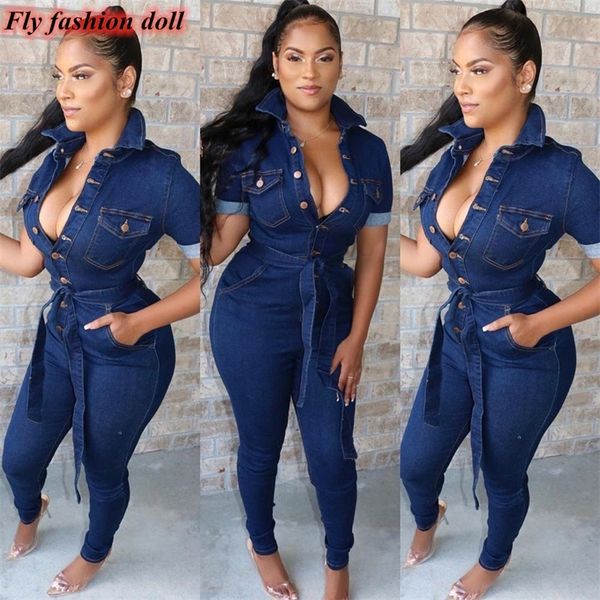 bodysuit tracksuit rompers womens jumpsuit skinny short sleeve long pants slim cotton denim overalls combinaison femme t200509, Black;white
bodysuit tracksuit rompers womens jumpsuit skinny short sleeve long pants slim cotton denim overalls combinaison femme t200509, Black;white