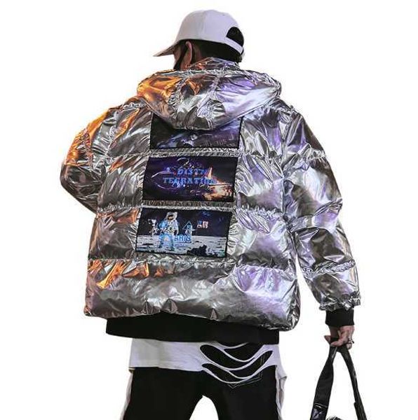 factory wholesale winter men's fashion tide brand shiny down jacket, any design of jacket can be customized, Black
factory wholesale winter men's fashion tide brand shiny down jacket, any design of jacket can be customized, Black