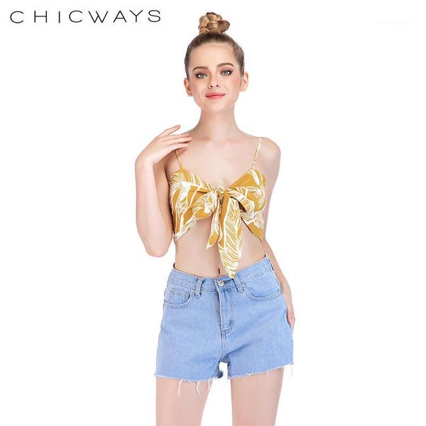 chicways sleeveless casual bowknot print women beach mini t-shirts camis new fashion women ladies summer crop tanks1, White
chicways sleeveless casual bowknot print women beach mini t-shirts camis new fashion women ladies summer crop tanks1, White