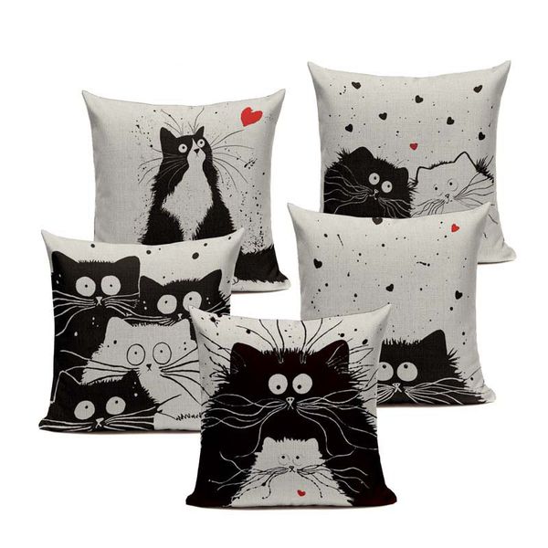 cartoon images black and white cushion cover home office sofa square cat pillow case decorative cushion covers pillowcases
cartoon images black and white cushion cover home office sofa square cat pillow case decorative cushion covers pillowcases