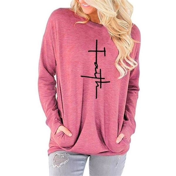 long sleeve pocket hoodies for women faith letters print femmes kawaii casual cotton hoodies girls harajuku y200107, Black
long sleeve pocket hoodies for women faith letters print femmes kawaii casual cotton hoodies girls harajuku y200107, Black