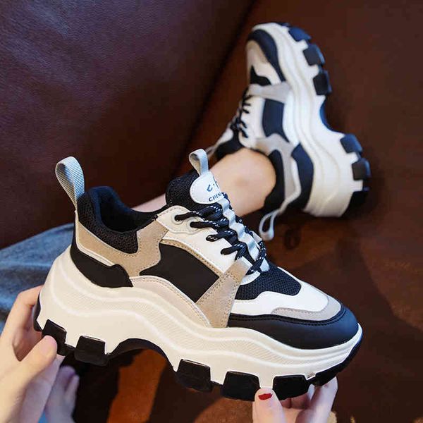 women chunky sneakers vulcanize shoes korean fashion female black white platform thick sole casual dad woman 8cm
women chunky sneakers vulcanize shoes korean fashion female black white platform thick sole casual dad woman 8cm
