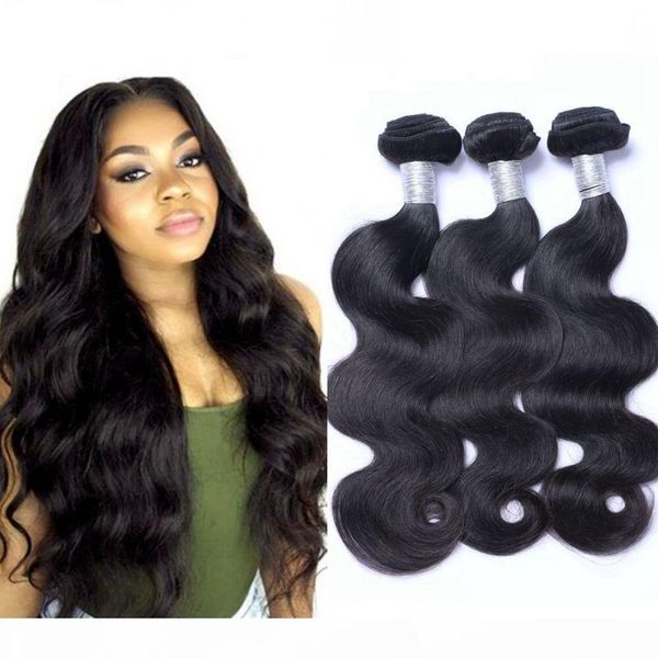 mongolian human hair extensions body wave bundles 100% unprocessed virgin hair weft natural color for women, Black
mongolian human hair extensions body wave bundles 100% unprocessed virgin hair weft natural color for women, Black