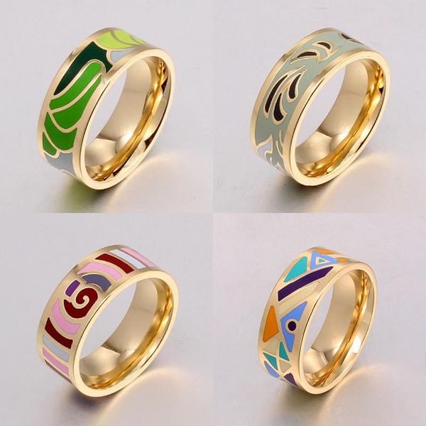 cluster rings brand exclusive beautiful geometry color vintage enamel ring 0.8cm width gold for women ethnic jewelry promotions, Golden;silver
cluster rings brand exclusive beautiful geometry color vintage enamel ring 0.8cm width gold for women ethnic jewelry promotions, Golden;silver