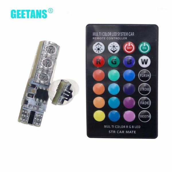geetans 2pcs car lights t10 w5w led rgb car styling bulbs 12v wireless remote controller turn signal lamp for all cars e1
geetans 2pcs car lights t10 w5w led rgb car styling bulbs 12v wireless remote controller turn signal lamp for all cars e1