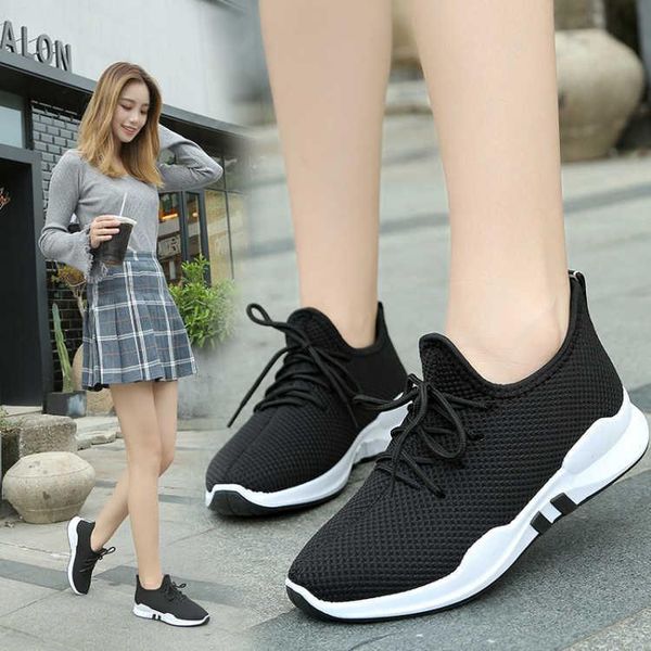 shoes women shoes woman flats 2020 summer tenis feminino lace-up sneakers breathable mesh woman fitness gym sports, Black
shoes women shoes woman flats 2020 summer tenis feminino lace-up sneakers breathable mesh woman fitness gym sports, Black