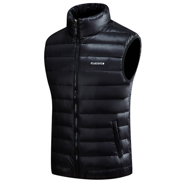 men's down vests 4 color winter jackets waistcoat men fashion sleeveless solid zipper coat overcoat warm vests plus size s-5xl 201120, Black;white
men's down vests 4 color winter jackets waistcoat men fashion sleeveless solid zipper coat overcoat warm vests plus size s-5xl 201120, Black;white
