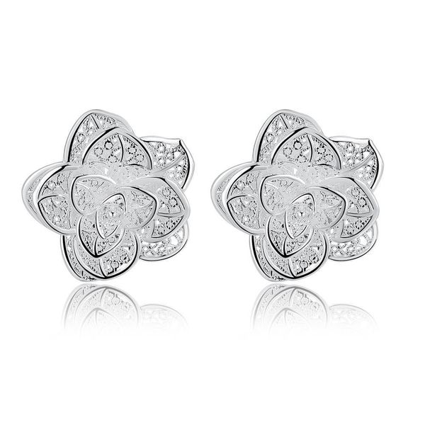 2016 new arrive silver color women lady flower stud earring jewelry with gift box gift h bbybac, Golden
2016 new arrive silver color women lady flower stud earring jewelry with gift box gift h bbybac, Golden