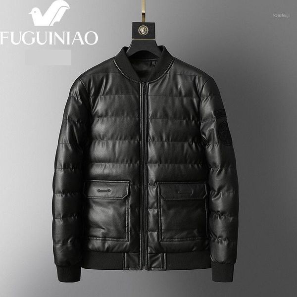 2020 new winter leather coat men's jacket men's cotton jacket casual motorcycle windproof leather liner cotton1, Black
2020 new winter leather coat men's jacket men's cotton jacket casual motorcycle windproof leather liner cotton1, Black