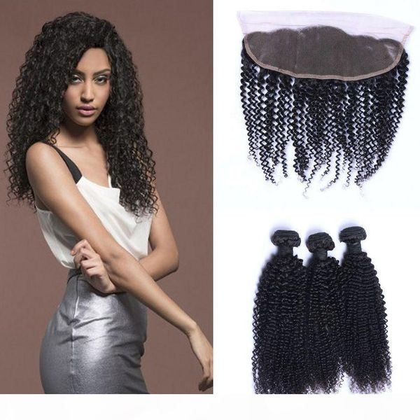 13x4 ear to ear lace frontal with 3 bundles kinky curly unprocessed malaysian human hair weaves with closure, Black;brown
13x4 ear to ear lace frontal with 3 bundles kinky curly unprocessed malaysian human hair weaves with closure, Black;brown
