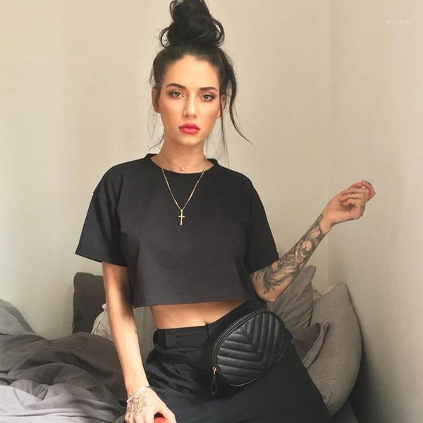 hong kong style summer cotton t short-sleeved women's t-shirt short loose casual short t pure cotton short-sleeved1, White
hong kong style summer cotton t short-sleeved women's t-shirt short loose casual short t pure cotton short-sleeved1, White