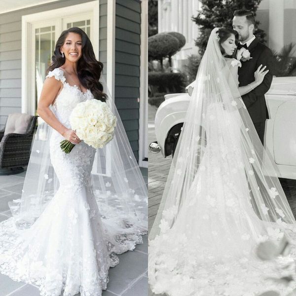 2021 white mermaid wedding dresses plus size lace appliques boho bridal gowns with veil sweep train robes de mariée
2021 white mermaid wedding dresses plus size lace appliques boho bridal gowns with veil sweep train robes de mariée
