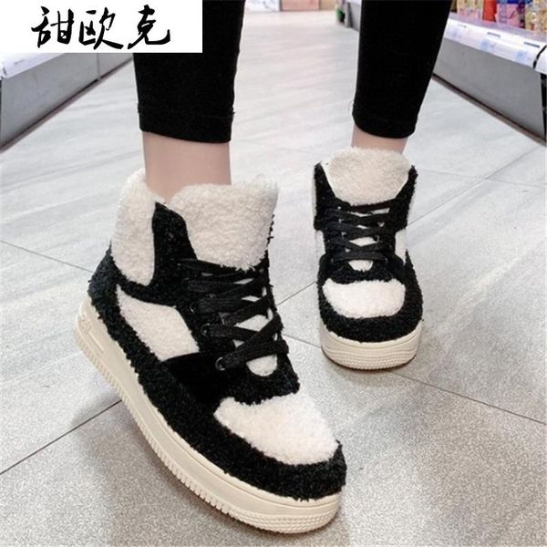 2021 winter women snow boots fashion warm plush boots for women retro lace-up warm ankle botas mujer platform, Black
2021 winter women snow boots fashion warm plush boots for women retro lace-up warm ankle botas mujer platform, Black