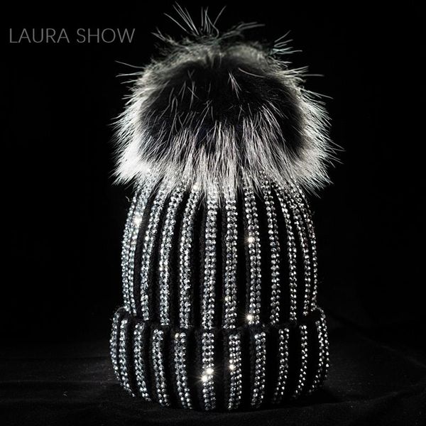 beanies laurashow real fur ball pompoms winter warm knitted wool hat lady mink women cap
beanies laurashow real fur ball pompoms winter warm knitted wool hat lady mink women cap