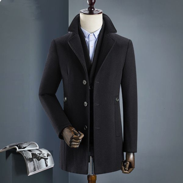 2021 new autumn woolen coats coatings slim fit warm men's wool coat male plus size m-3xl zaya, Black
2021 new autumn woolen coats coatings slim fit warm men's wool coat male plus size m-3xl zaya, Black