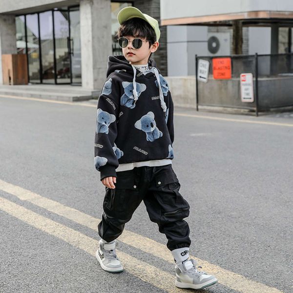 autumn plush sweater boys' 2020 new and winter cloth baby's thickened warm base coat wtern sle children's hoodie c4wb, Black
autumn plush sweater boys' 2020 new and winter cloth baby's thickened warm base coat wtern sle children's hoodie c4wb, Black