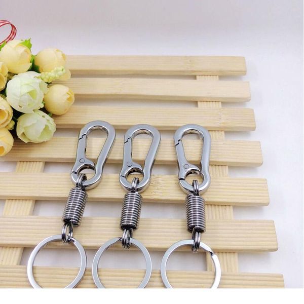 stainless steel metal retractable gourd buckle carabiner hike camping keychain waist belt clip anti-lost hanging buckle jllhmx 
stainless steel metal retractable gourd buckle carabiner hike camping keychain waist belt clip anti-lost hanging buckle jllhmx