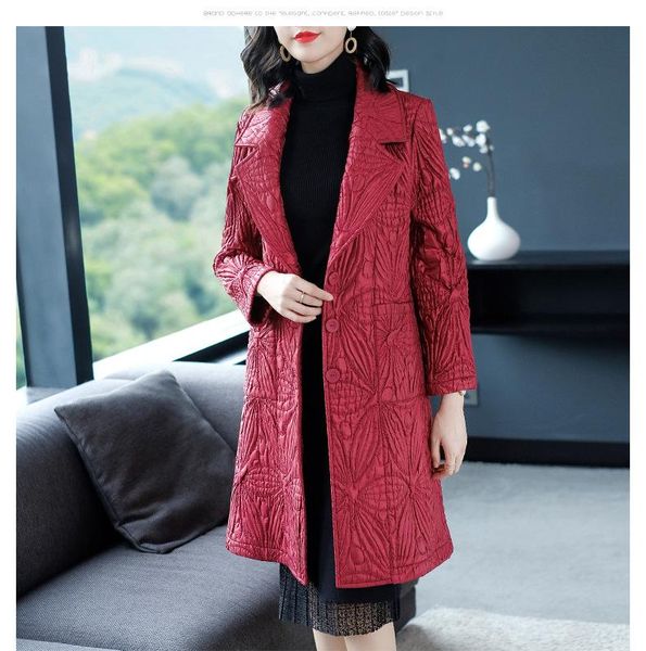 women's trench coats selling miyake fashion fold solid color turn-down collar long-sleeved covered add cotton windbreaker in stock, Tan;black
women's trench coats selling miyake fashion fold solid color turn-down collar long-sleeved covered add cotton windbreaker in stock, Tan;black