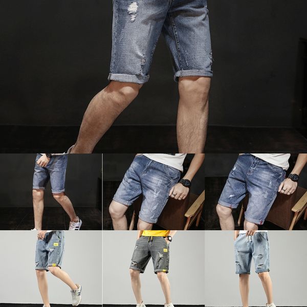 denim shorts outer wear cropped men's ripped middle loose casual men's summer breeches fashion 2020 nine pants nine pantsshorts an, Blue
denim shorts outer wear cropped men's ripped middle loose casual men's summer breeches fashion 2020 nine pants nine pantsshorts an, Blue