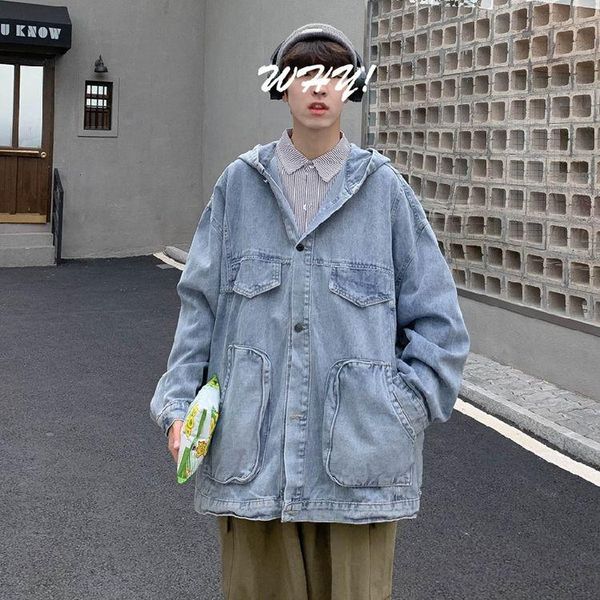 men's jackets 2021 autumn and winter youth korean version of pure color simple tooling denim jacket fashion casual m-2xl, Black;brown
men's jackets 2021 autumn and winter youth korean version of pure color simple tooling denim jacket fashion casual m-2xl, Black;brown