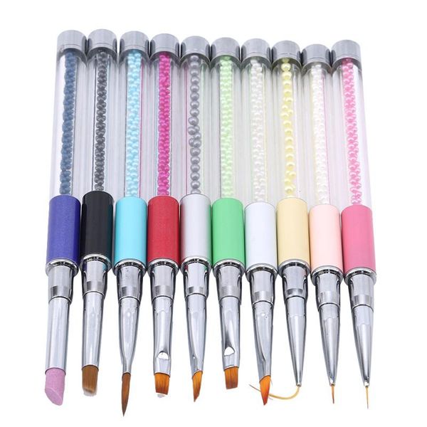 nail brushes 10 styles french sequins lining flower painting pen rhinestones brush acrylic gel polish extension sculpture powder coating, Yellow
nail brushes 10 styles french sequins lining flower painting pen rhinestones brush acrylic gel polish extension sculpture powder coating, Yellow