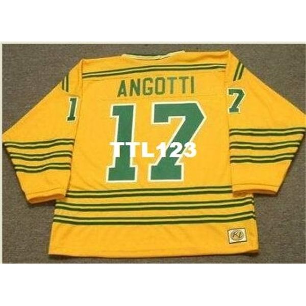 740s #17 lou angotti chicago cougars 1974 wha retro hockey jersey or custom any name or number retro jersey, Black
740s #17 lou angotti chicago cougars 1974 wha retro hockey jersey or custom any name or number retro jersey, Black