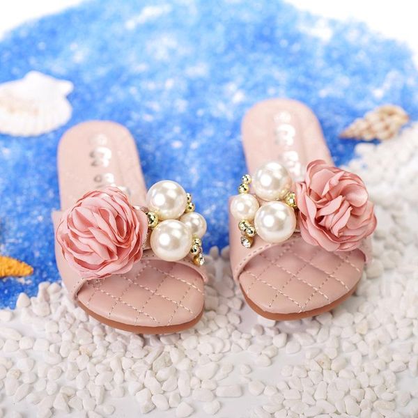 slipper girls shoes princess summer slippers girl sweet slides pink with big pearls flowers kids flats rubber sole size 24-37#, Black;grey
slipper girls shoes princess summer slippers girl sweet slides pink with big pearls flowers kids flats rubber sole size 24-37#, Black;grey