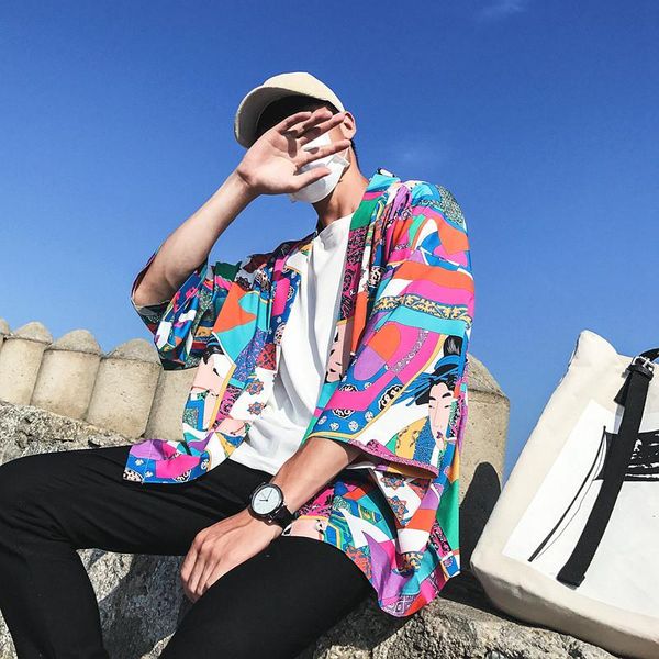 men's t-shirts tshirt full funny print japanese style kimono jacket short sleeve t-shirt men streetwear harajuku shirt, White;black
men's t-shirts tshirt full funny print japanese style kimono jacket short sleeve t-shirt men streetwear harajuku shirt, White;black