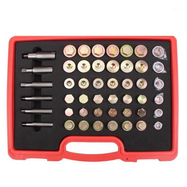 64pcs/114pcs set oil pan thread repair set hand held repair tool automotive crankcase gearbox drain plug tool kit1
64pcs/114pcs set oil pan thread repair set hand held repair tool automotive crankcase gearbox drain plug tool kit1