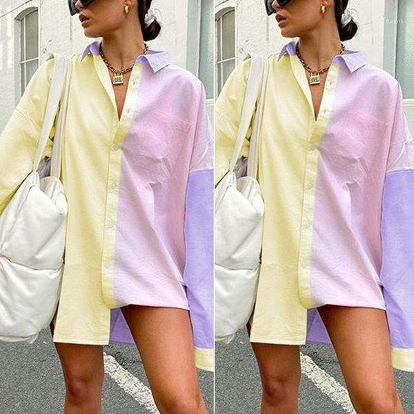 fashion chic patchwork long blouse women contrast color casual autumn blouses shirts1, White
fashion chic patchwork long blouse women contrast color casual autumn blouses shirts1, White