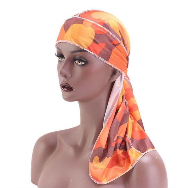 imitation silk durag pirate cap contrast color camouflage bandana turban hat long tail cycling beanie headwrap, Blue;gray
imitation silk durag pirate cap contrast color camouflage bandana turban hat long tail cycling beanie headwrap, Blue;gray