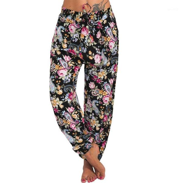women's pants & capris women's loose floral print drawstring 2021 casual wide leg female summer trousers long fashion sweatpants#j, Black;white
women's pants & capris women's loose floral print drawstring 2021 casual wide leg female summer trousers long fashion sweatpants#j, Black;white