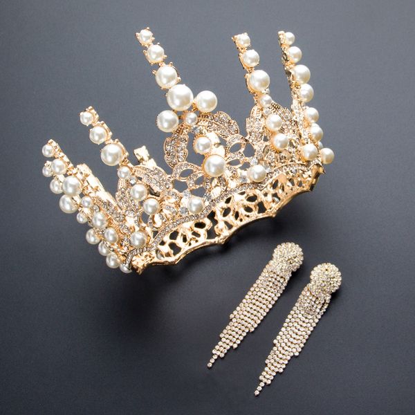 korean super fairy bride pearl circle crown headdress wedding dress hair accessories, Silver
korean super fairy bride pearl circle crown headdress wedding dress hair accessories, Silver